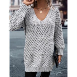 Laid-back Sweater With Ultra-thin Extra-long Sleeves