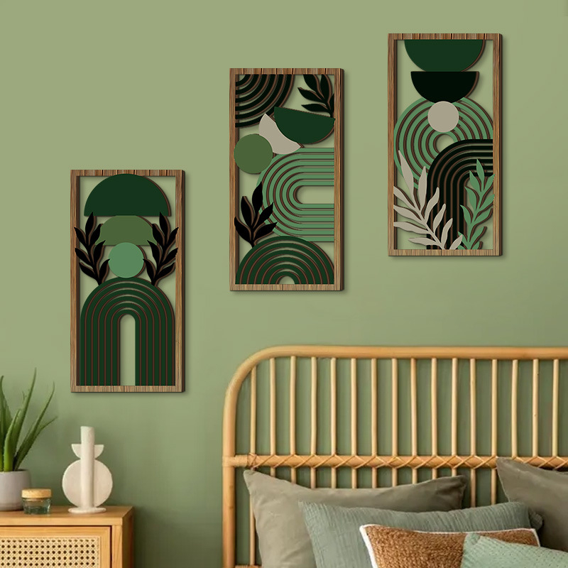 Household Wooden Craft Wall Decoration - Image 87