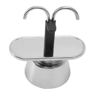 Double Head Coffee Pot 1 0 0ml Stainless Steel DIY Double Head Stovetop Italian Coffee Maker Pot For Home Cafe