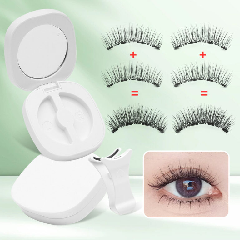 New Magnetic False Eyelash Set, Upgraded Versionnatural, Portable, And Ideal For Cross-border Trade
