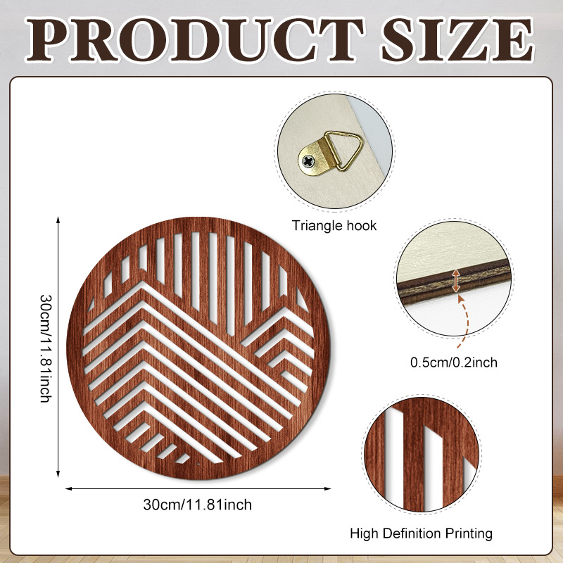 Household Wooden Craft Wall Decoration - Image 29