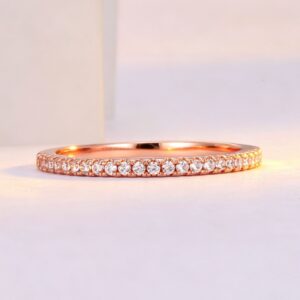 Half Wrap Fully Paved Ring For Women Featuring Micro Paved Cubic Zirconia