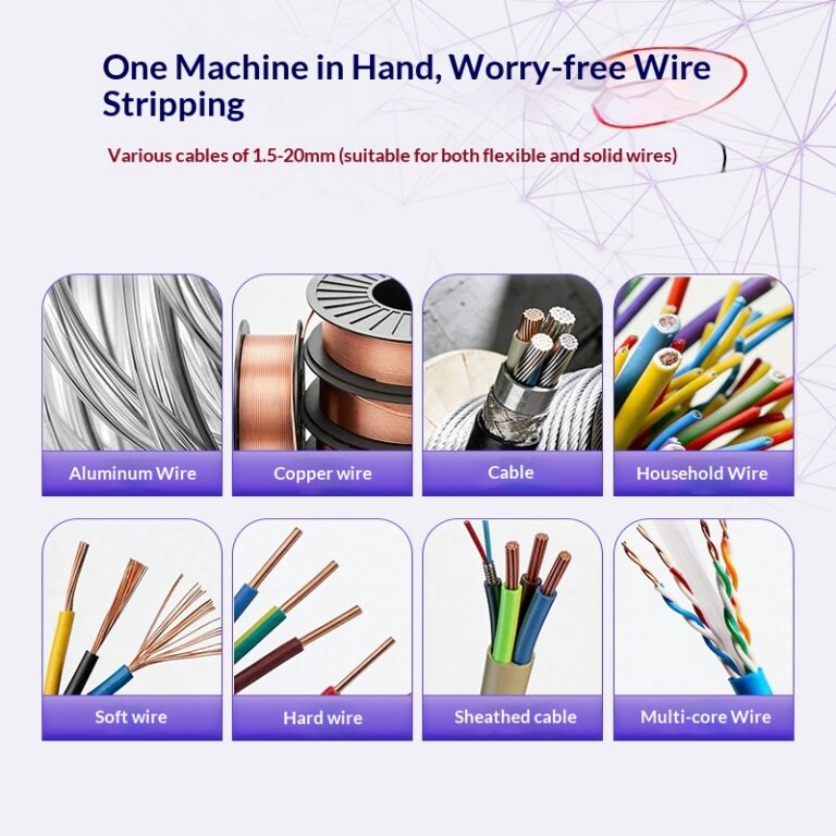 Household Fully Automatic Small Electric Wire Stripping Machine