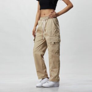 Loose Fitting Straight Leg Casual Pants Trendy