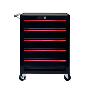 5 Drawer Rolling Tool Chest, Ball Bearing Slides, Steel Storage For Garage And Workshop