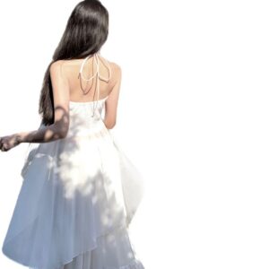 Tube Top Ethereal, Voluminous Midi Skirt