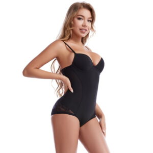 Fullbody Shapewear With Built-in Bra, Reinforced Postpartum Tummycontrol And Breast-supporting Seamless Lace Bodycontouring Corset