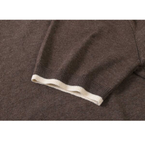Relaxation Knitted Short-sleeved T-shirt Male