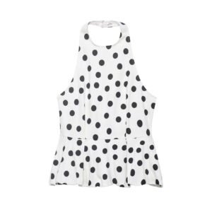 Summer Chic Halter-neck Polka-dot Tank Top