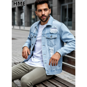 Korean Version Of Loose-fitting Denim Jacket