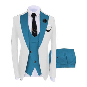 Mens Casual Versatile European And American-style Three-piece Suit