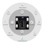 Scales Electronic 180KG Digital Bathroom LCD Display Home Body Fat BMI Monitor