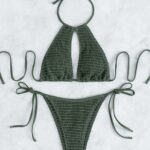 Womens Multi Color Two Bikini Set
