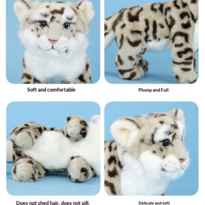 Cartoon Animal Doll Mascot Creative Lifelike Snow Leopard