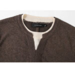Relaxation Knitted Short-sleeved T-shirt Male