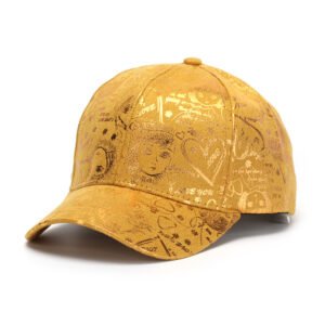 Summer Korean-style Trendy Women's Artistic Graffiti Baseball Cap With Retro Distressed Look For Dressing Up And Outdoor Sun Protection