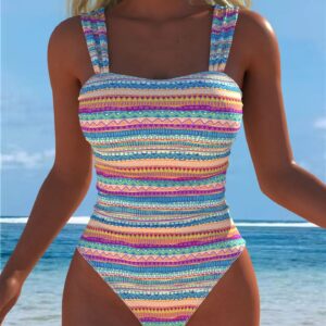 Womens One-piece High-stretch Swimsuit