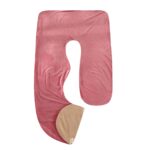 Multifunctional J-Shape Side-Sleeping Pillowcase For Pregnant Women
