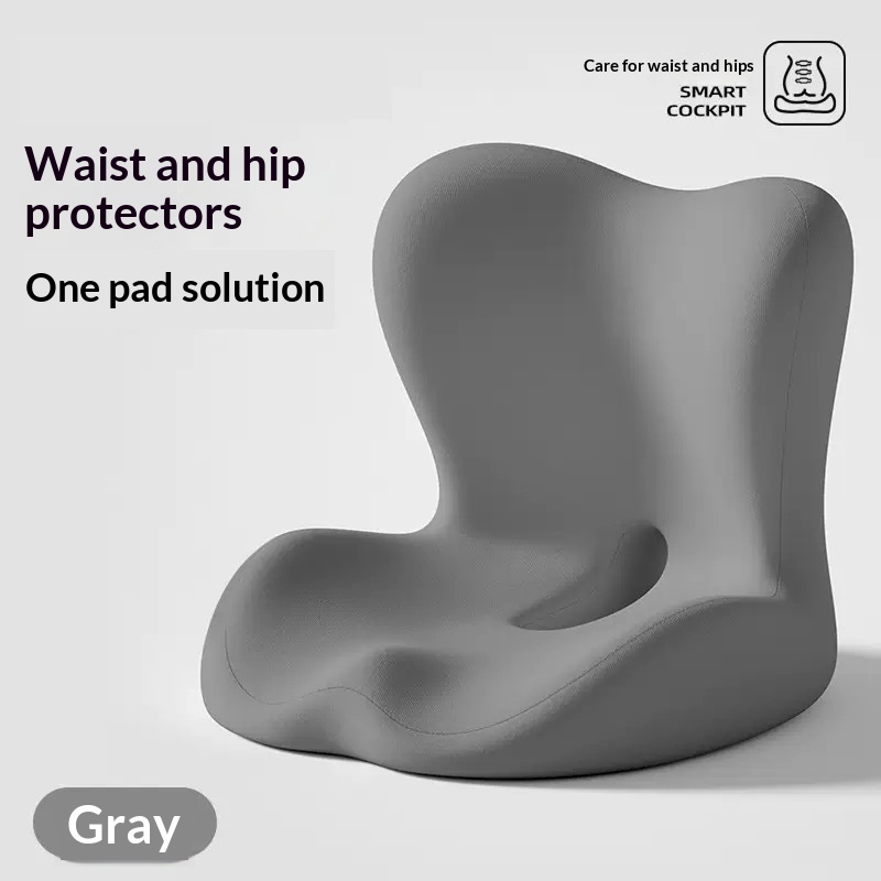 One-piece Seat And Backrest Cushion Hip-enhancing Design