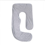 Multifunctional J-Shape Side-Sleeping Pillowcase For Pregnant Women