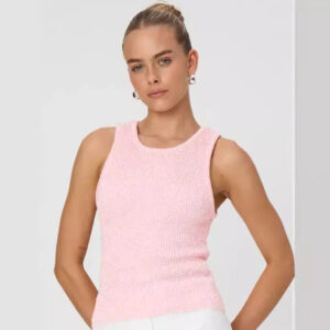 Solid-color Minimalist Sleeveless Figure-flattering Tank Top