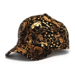 Summer Korean-style Trendy Women's Artistic Graffiti Baseball Cap With Retro Distressed Look For Dressing Up And Outdoor Sun Protection