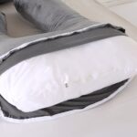 Multifunctional J-Shape Side-Sleeping Pillowcase For Pregnant Women