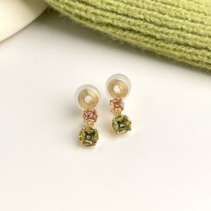 Forest Style Floral Ear Clips For Women Sweet Coil Clip On Earrings No Piercing Jewelry