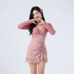 Womens Skirt-style One-piece Boxer Swimsuit