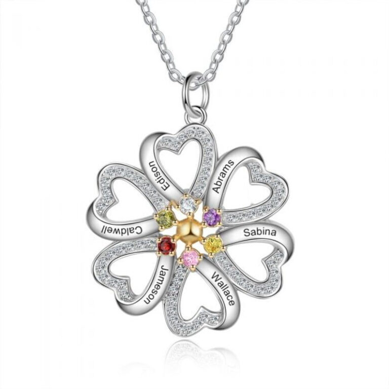 Love Personalized Custom Name Letter Love Memory Necklace