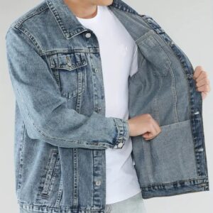 Formal And Well-fitting Denim Jacket