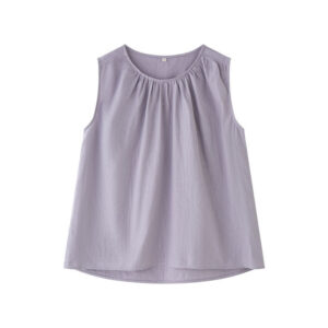 Home Wear Cotton Double-layer Gauze Sleeveless Vest