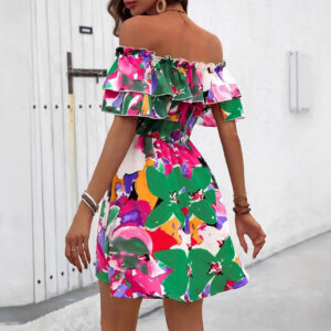 Stylish And Elegant Printed Dress For Women Perfect For Vacation