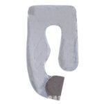 Multifunctional J-Shape Side-Sleeping Pillowcase For Pregnant Women