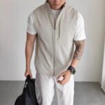 Mens Sport Jacket Casual Wrinkle-resistant Treatment