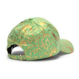 Summer Korean-style Trendy Women's Artistic Graffiti Baseball Cap With Retro Distressed Look For Dressing Up And Outdoor Sun Protection