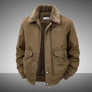 Mens Warm Casual Cotton-padded Coat
