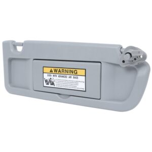 For 2006-2008 H Onda Civic 2.0L 1.8L Clear Gray Sun Visor Passenger Side