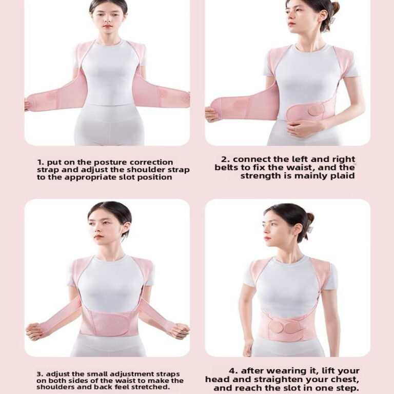 2PCS Anti Hunchback Correction Strap For Women, Invisible Posture Correction Strap, Posture Correction, Shoulder Opening, Beautiful Back, Straight Waist, Anti Hunchback Artifact