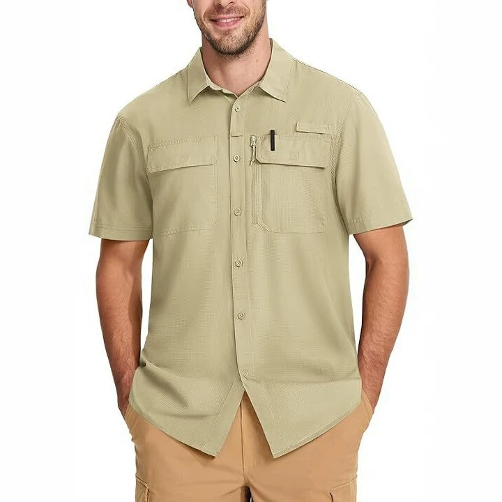 Solid-color Outdoor Quick-drying Breathable Lightweight Shirt