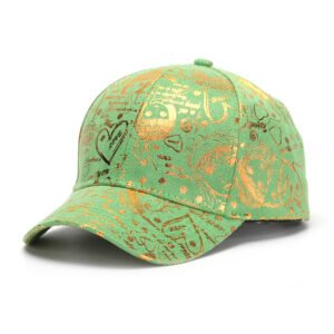 Summer Korean-style Trendy Women's Artistic Graffiti Baseball Cap With Retro Distressed Look For Dressing Up And Outdoor Sun Protection