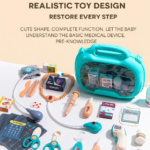 Portable Doctor Toy Set For Kids With Storage Case Educational Role-Play Medical Toys For Boys And Girls