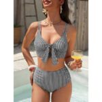 Sexy Printed Multi Color Swimsuit Set