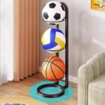 Basketball Ball Storage Rack Football Volleyball Basket Stand Holder Organizer