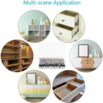 80-piece Furniture Connector Set With 40 Eccentrics And 40 Bolts For Furniture Assembly, Repairs, And Party Decorations