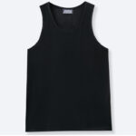 Men's Summer Solid Color Loose Sleeveless Knitted Tank Top, U-Neck Casual Knit Vest