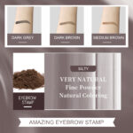 Foreign Trade Cross-Border Eelhoe Eyebrow Stamp Mold Eyebrow Drawing Tool Lazy Eyebrow Filler Makeup Eyebrow Powder Hairline Powder