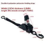 Automatic Tightening Strap Cargo Automatic Shrink Tensioner