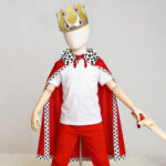 King & Prince Costume Set - Crown & Cape For Festive Carnival