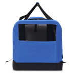 3-Door Folding Soft Dog Crate With Carrying Bag And Fleece Bed , Indoor & Outdoor Pet Home